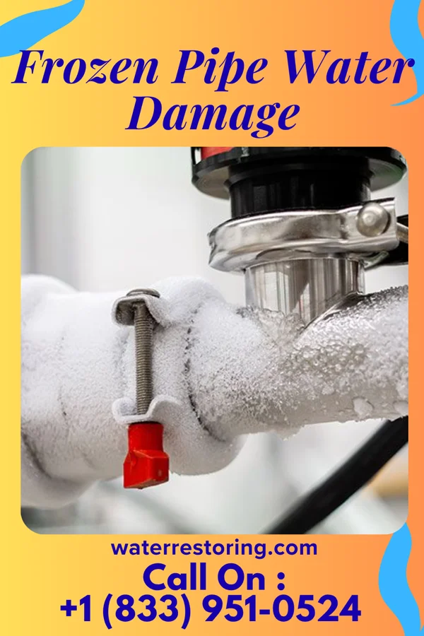 Frozen Pipe Water Damage in West Freehold, NJ